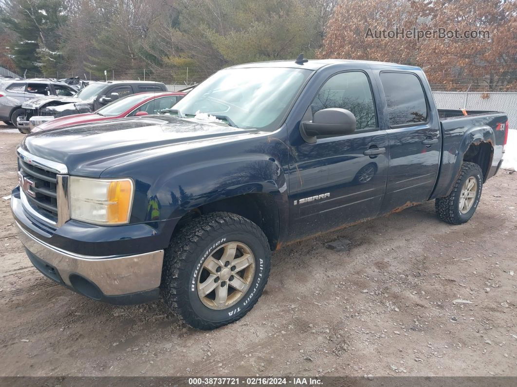 2007 Gmc Sierra 1500 Sle1 Dark Blue vin: 3GTEK13M37G549377