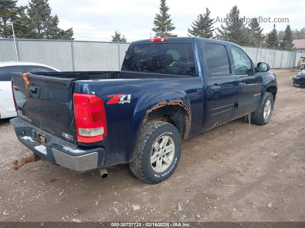 2007 Gmc Sierra 1500 Sle1 Dark Blue vin: 3GTEK13M37G549377