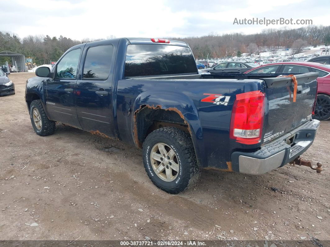 2007 Gmc Sierra 1500 Sle1 Dark Blue vin: 3GTEK13M37G549377