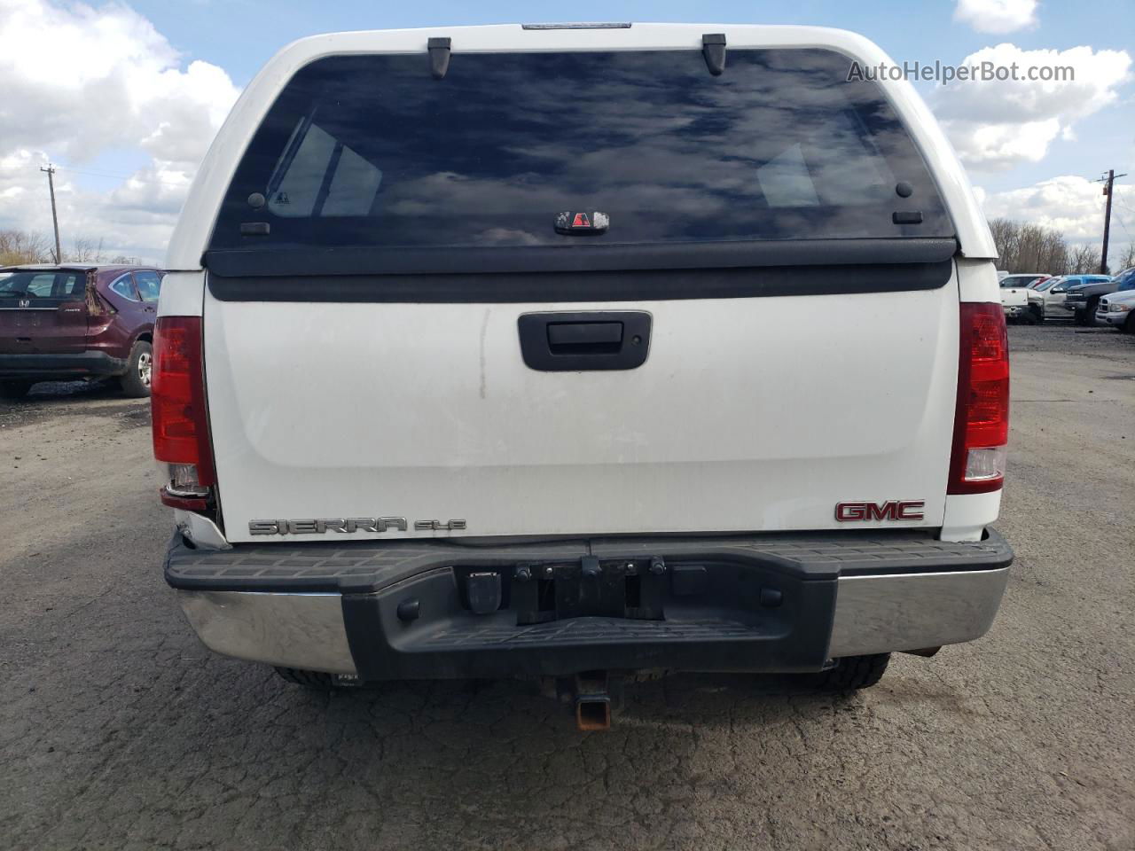 2008 Gmc Sierra K1500 White vin: 3GTEK13M58G110182