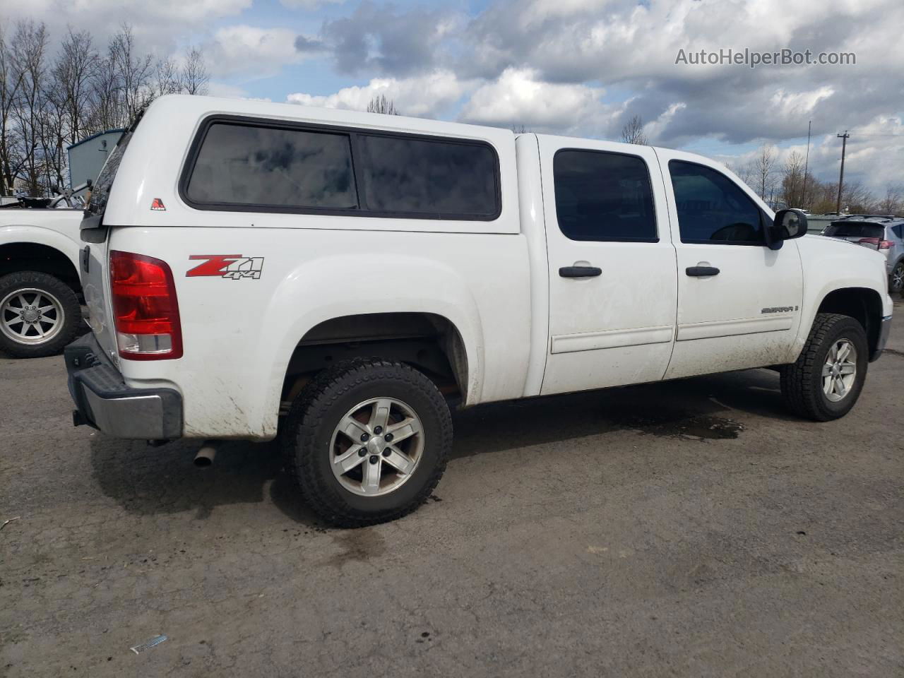 2008 Gmc Sierra K1500 Белый vin: 3GTEK13M58G110182