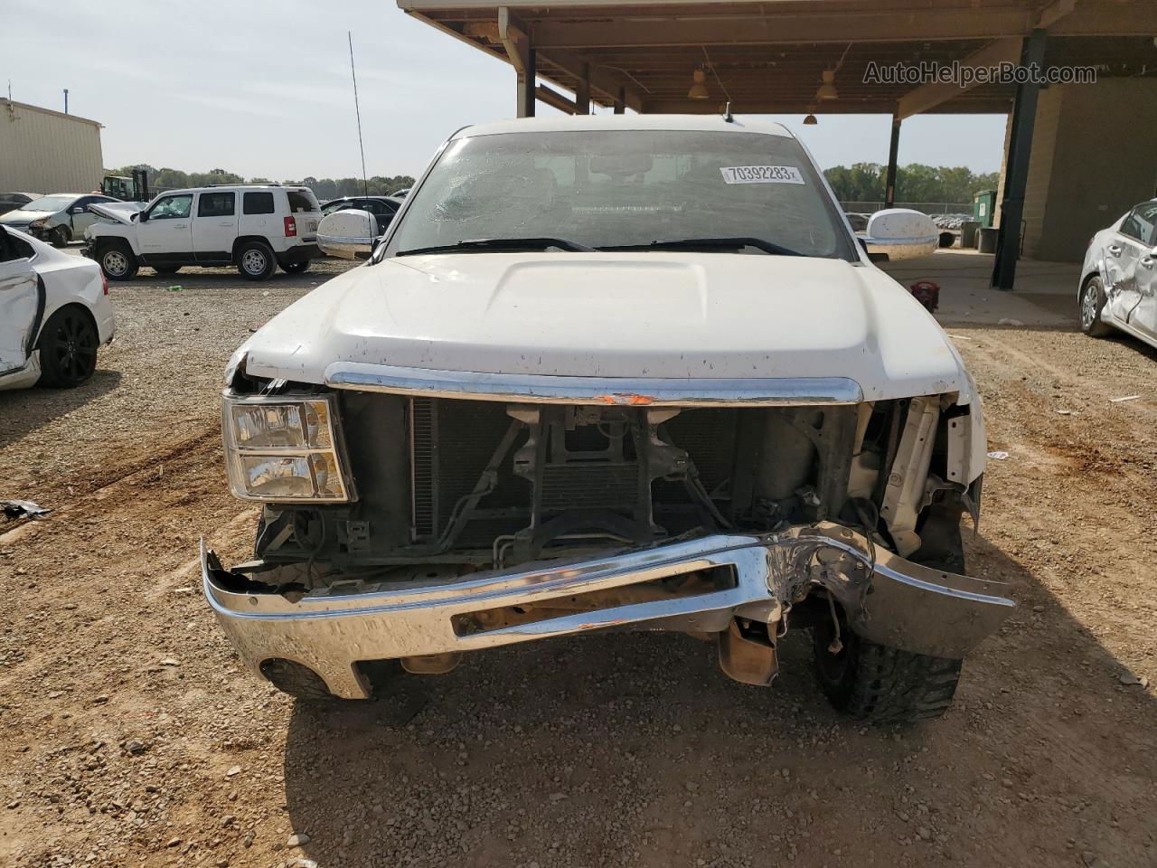 2008 Gmc Sierra K1500 White vin: 3GTEK13M68G107050