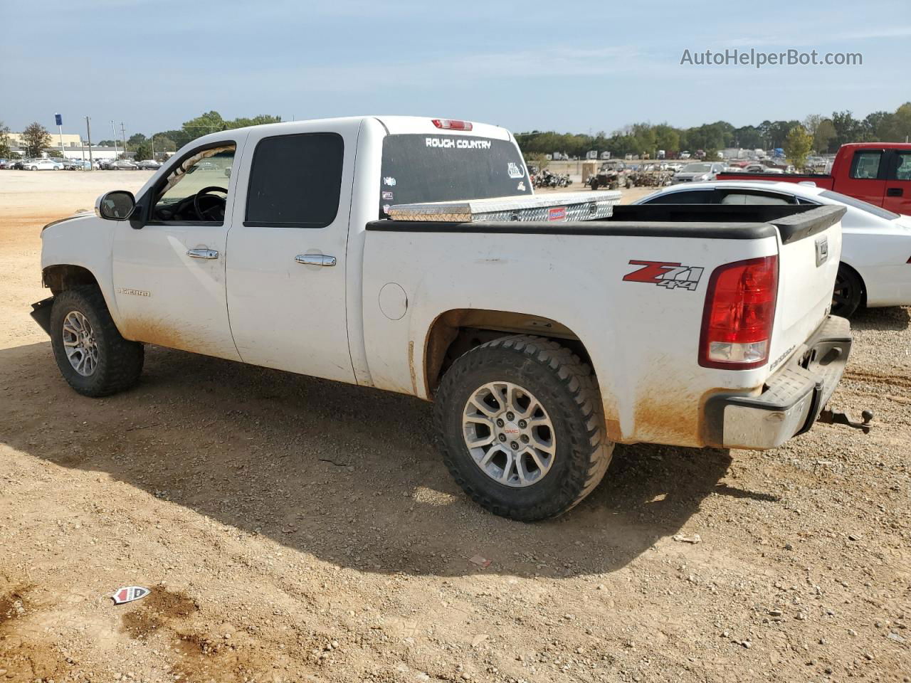 2008 Gmc Sierra K1500 White vin: 3GTEK13M68G107050