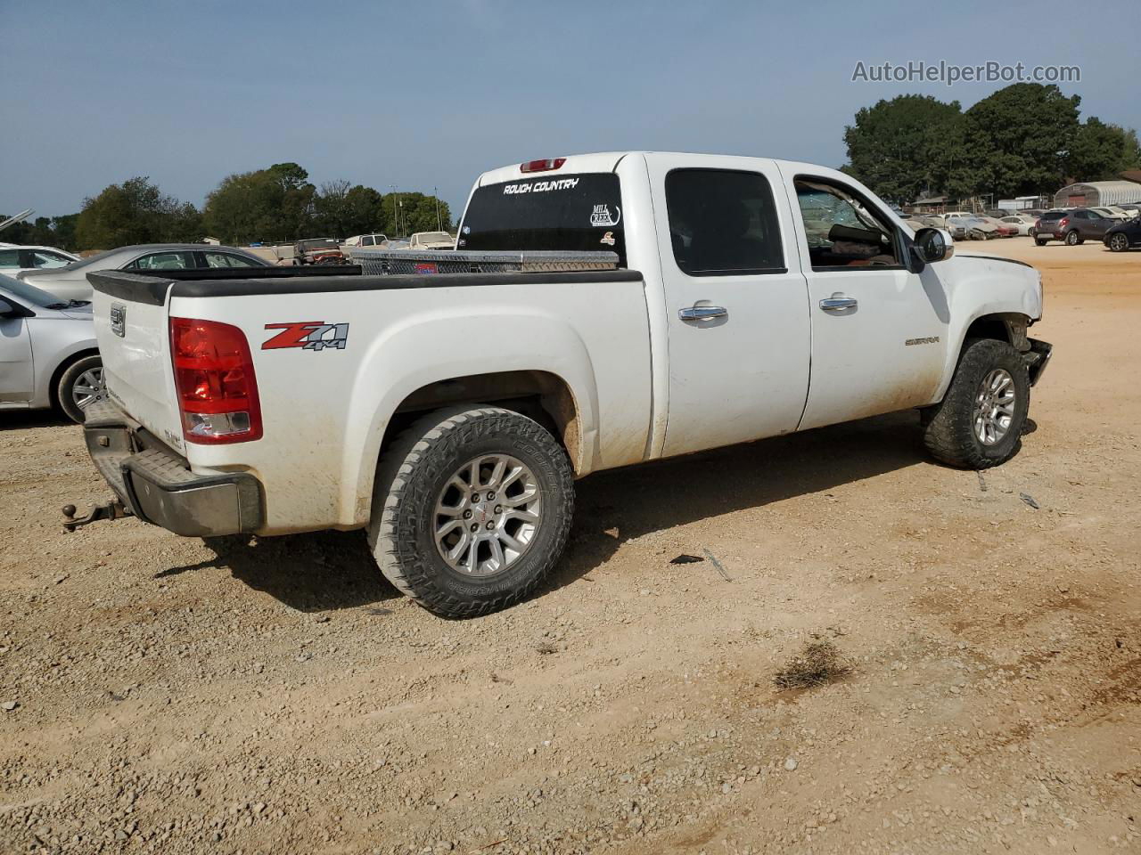 2008 Gmc Sierra K1500 White vin: 3GTEK13M68G107050