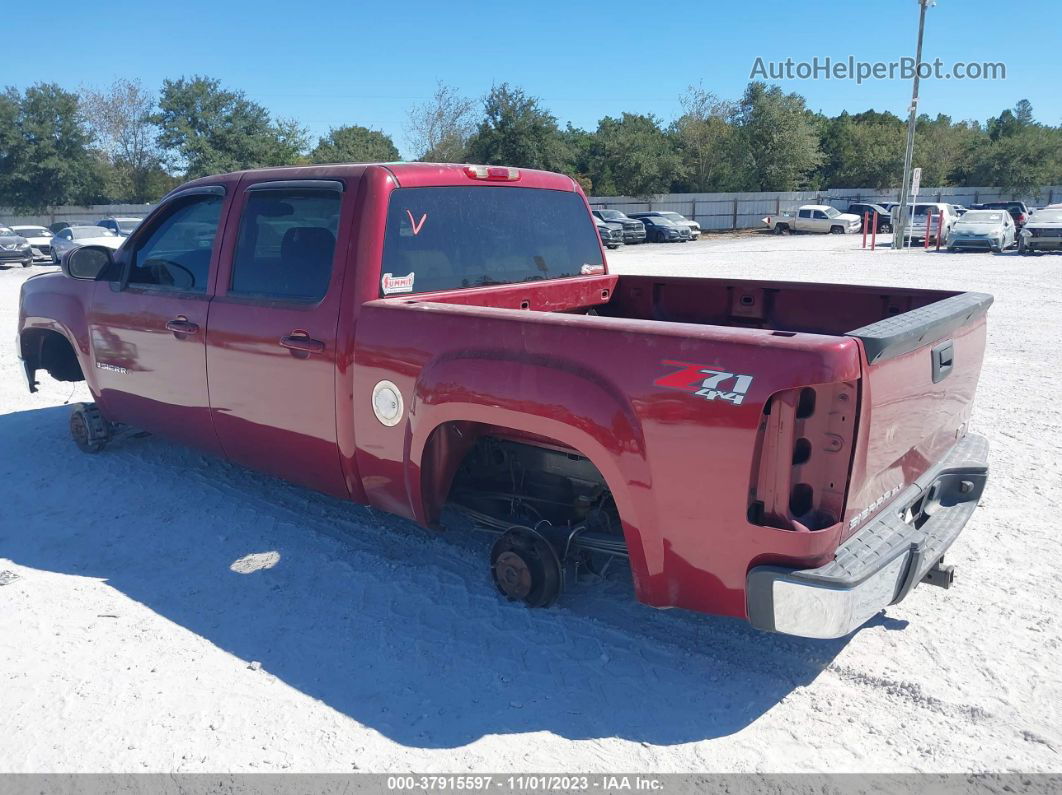 2007 Gmc Sierra 1500 Slt Red vin: 3GTEK13M77G500053