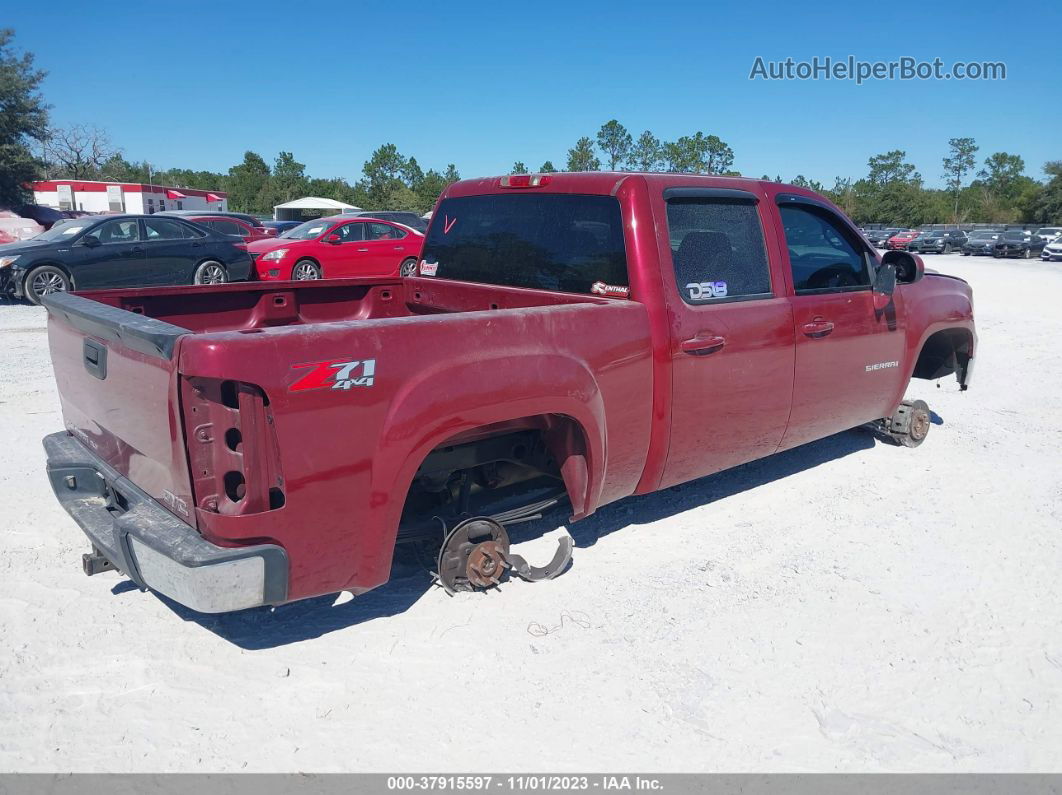 2007 Gmc Sierra 1500 Slt Red vin: 3GTEK13M77G500053