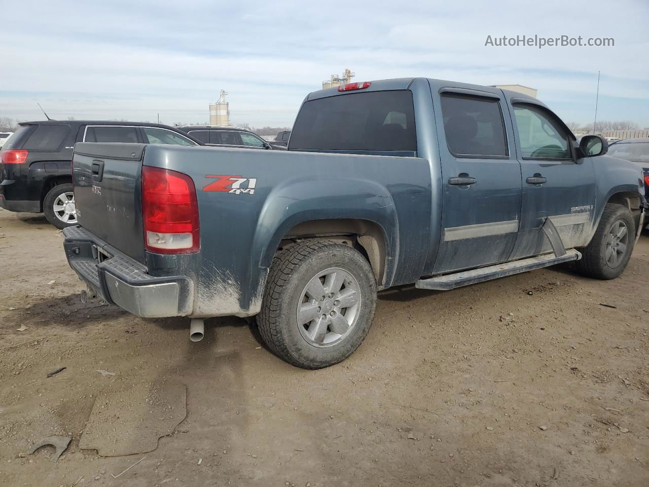 2008 Gmc Sierra K1500 Gray vin: 3GTEK13M98G130953