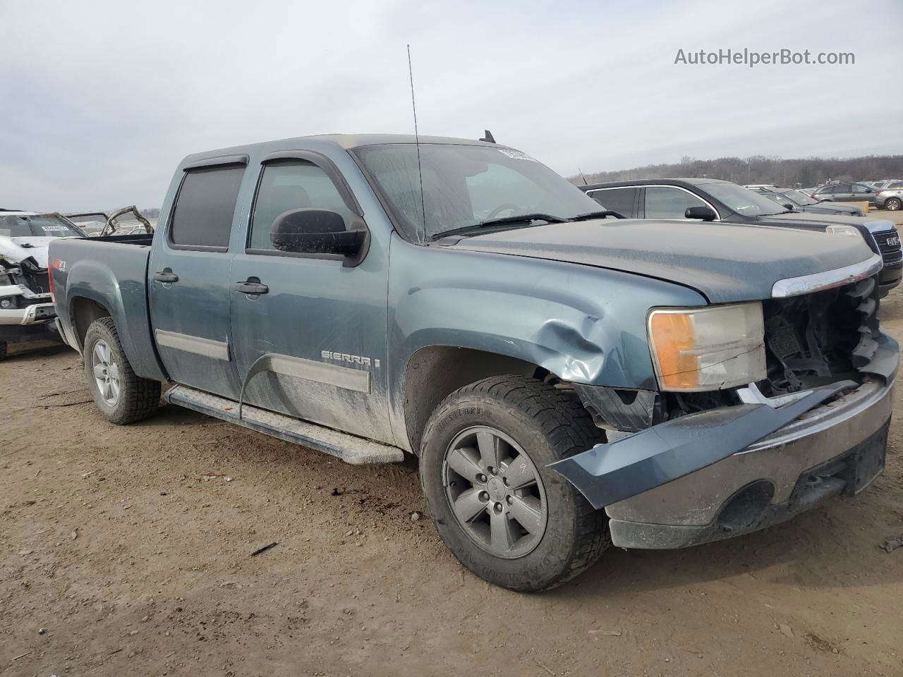 2008 Gmc Sierra K1500 Gray vin: 3GTEK13M98G130953