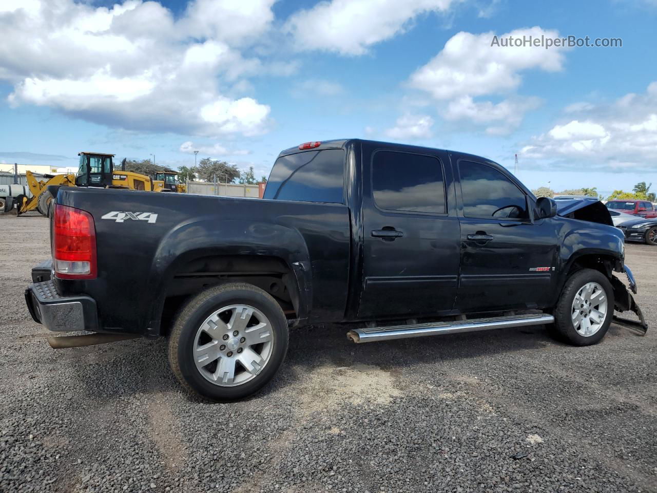 2008 Gmc Sierra K1500 Black vin: 3GTEK13Y78G215583