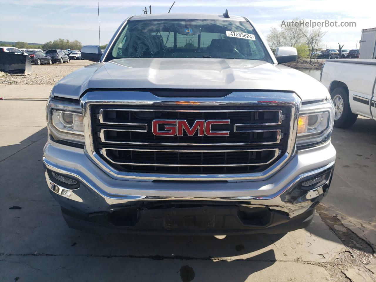 2016 Gmc Sierra C1500 Sle Silver vin: 3GTP1MEC0GG126595