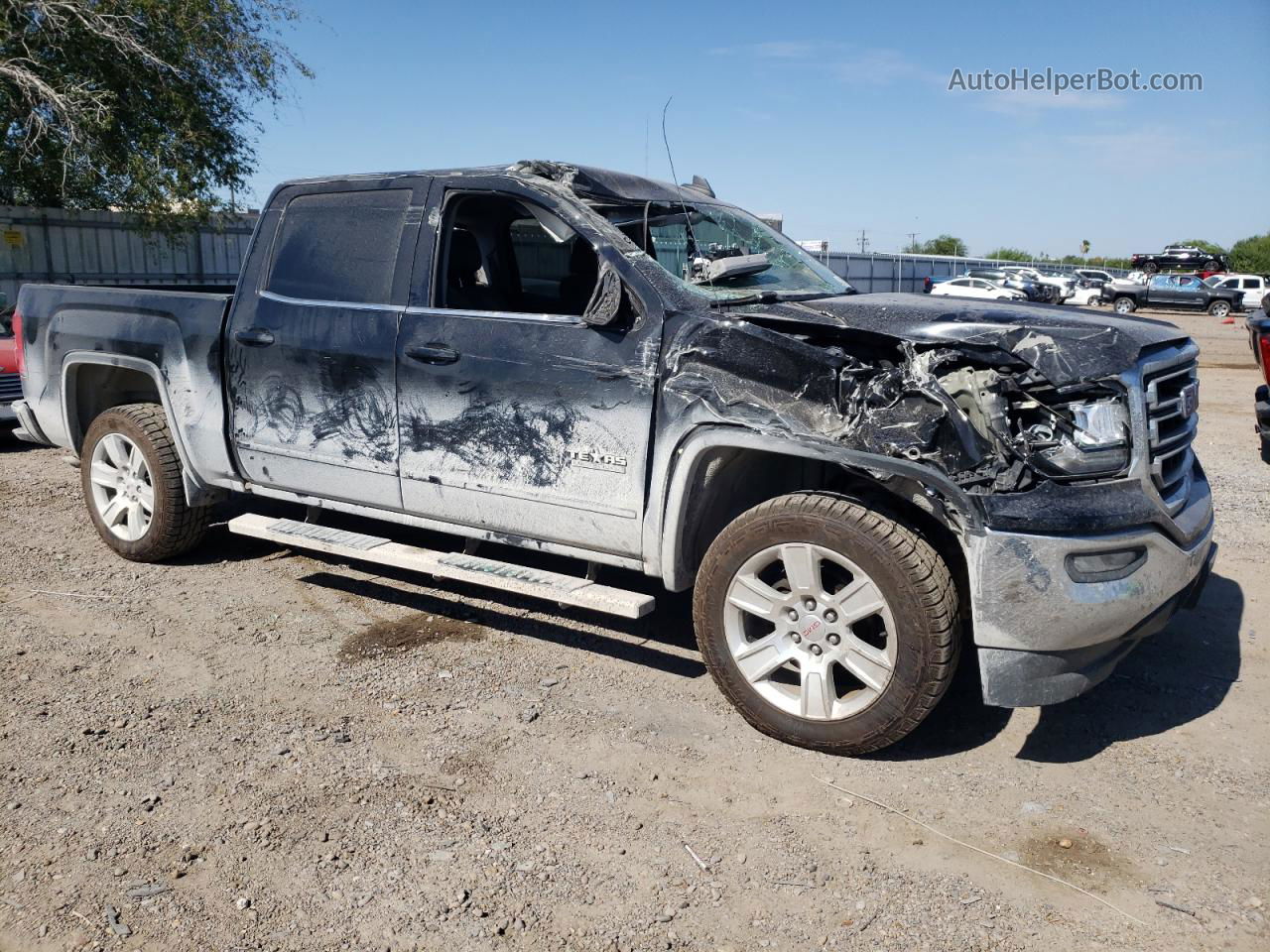 2016 Gmc Sierra C1500 Sle Черный vin: 3GTP1MEC0GG179409