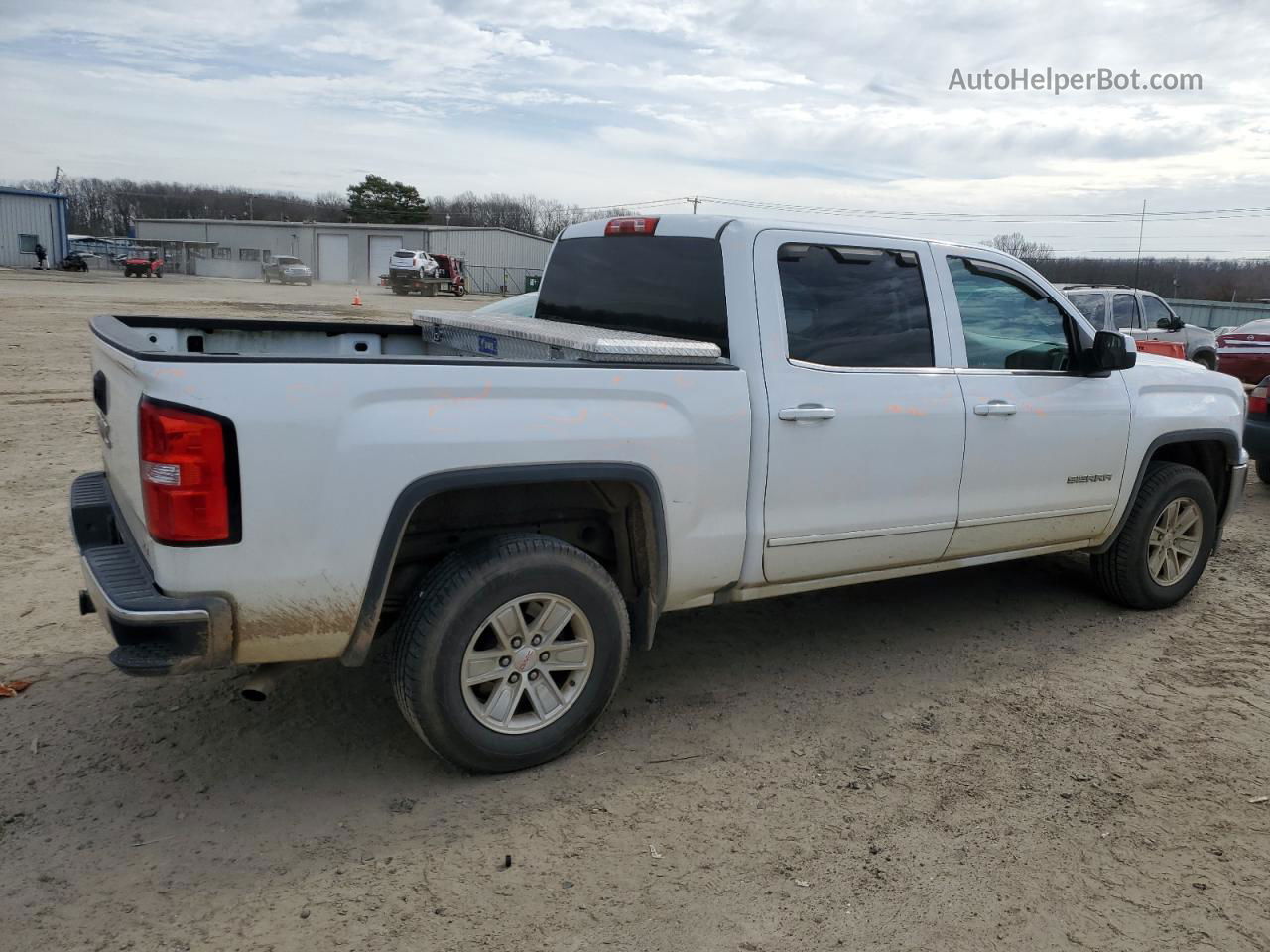 2016 Gmc Sierra C1500 Sle White vin: 3GTP1MEC0GG342530