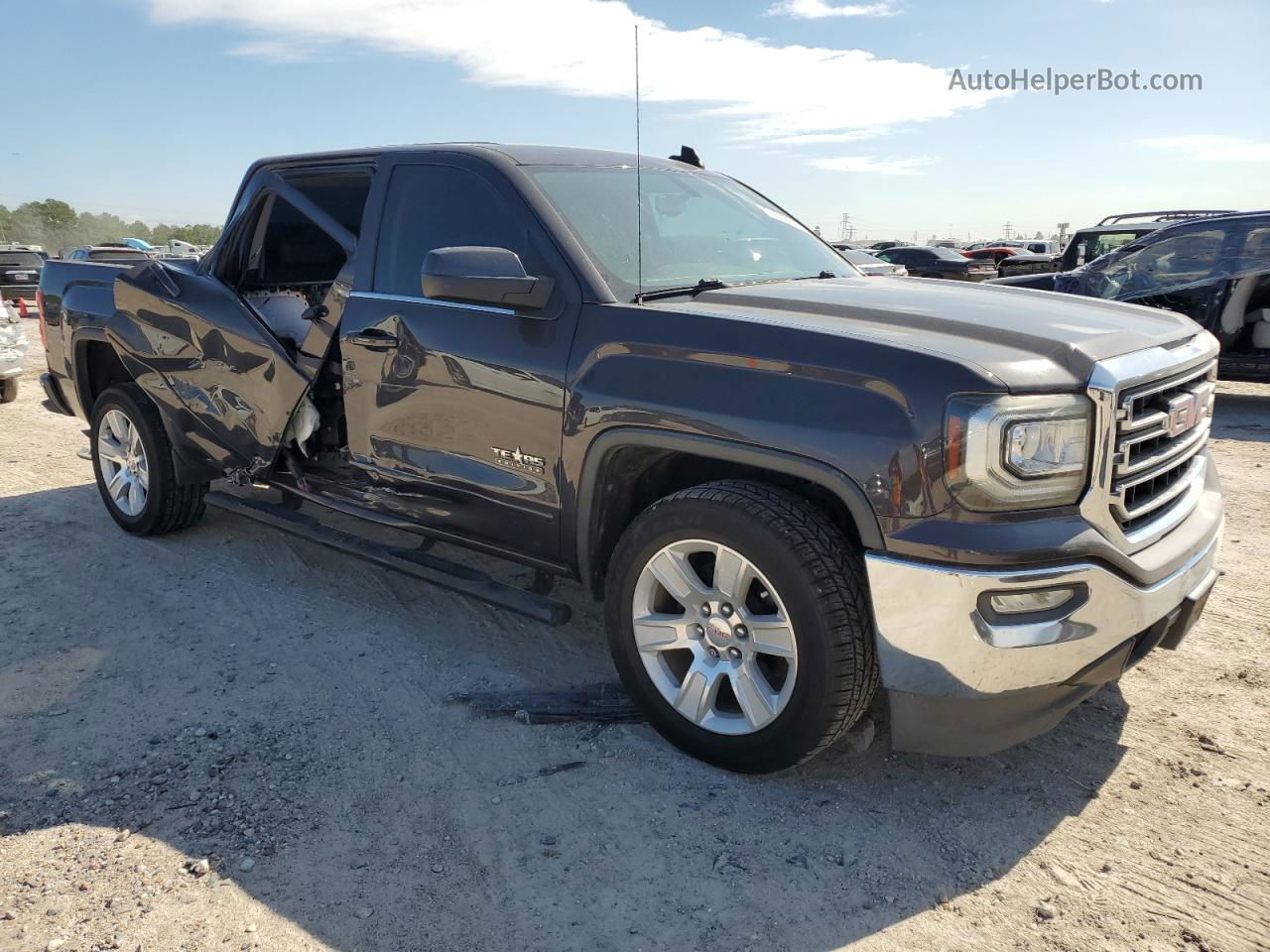 2016 Gmc Sierra C1500 Sle Charcoal vin: 3GTP1MEC3GG309425