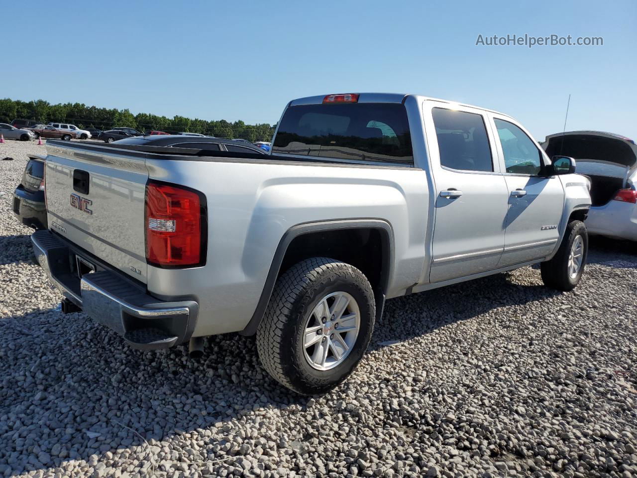 2016 Gmc Sierra C1500 Sle Silver vin: 3GTP1MEC6GG243999