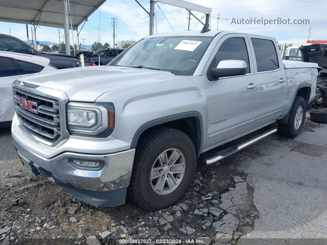 2016 Gmc Sierra 1500 Sle Silver vin: 3GTP1MEC9GG183930