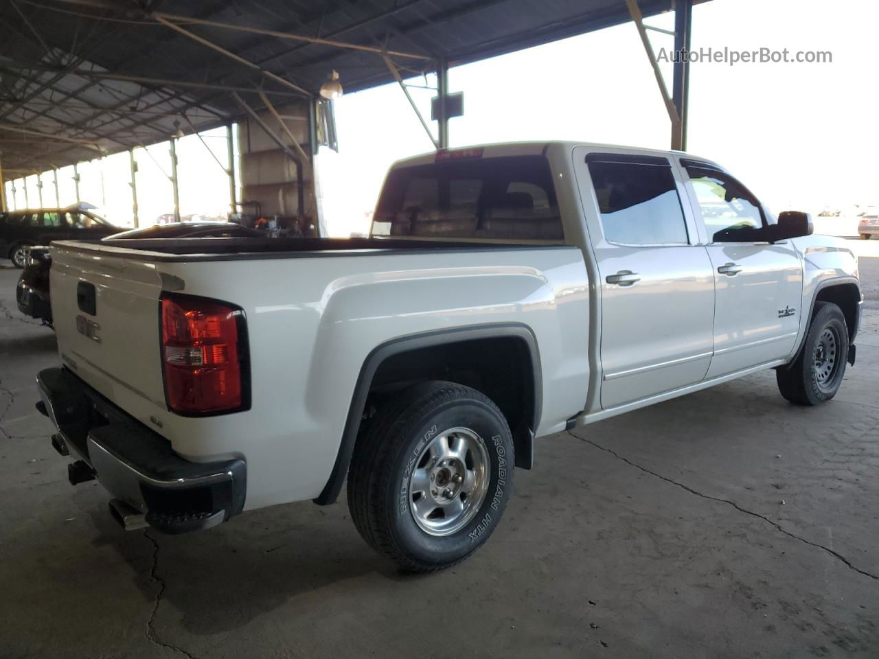 2016 Gmc Sierra C1500 Sle White vin: 3GTP1MEC9GG343630