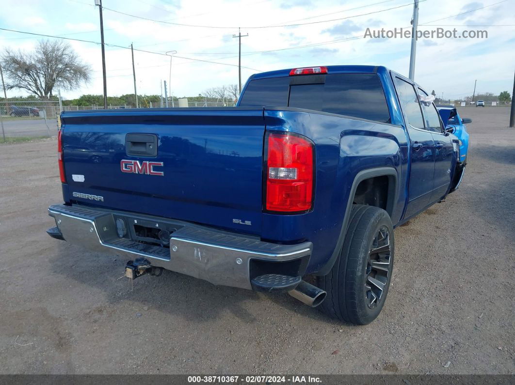 2016 Gmc Sierra 1500 Sle Blue vin: 3GTP1MECXGG166439