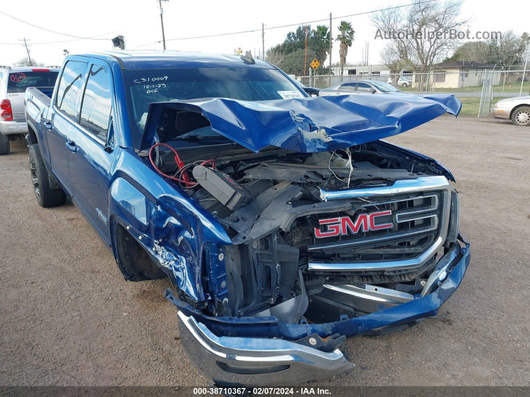 2016 Gmc Sierra 1500 Sle Blue vin: 3GTP1MECXGG166439