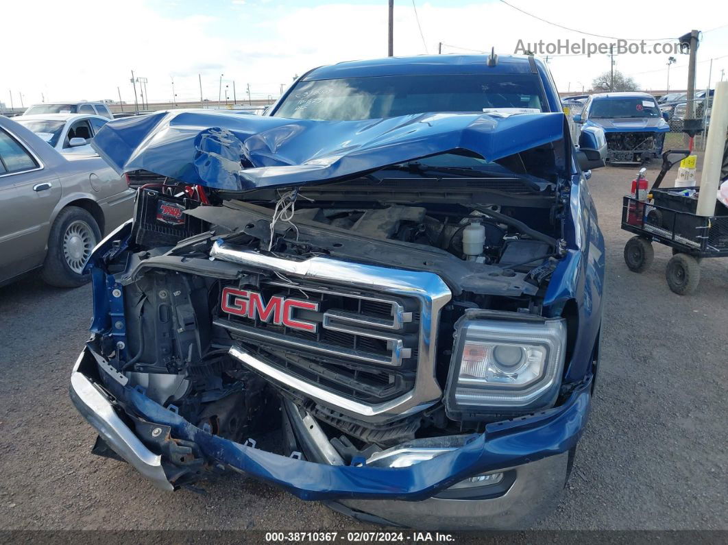 2016 Gmc Sierra 1500 Sle Blue vin: 3GTP1MECXGG166439