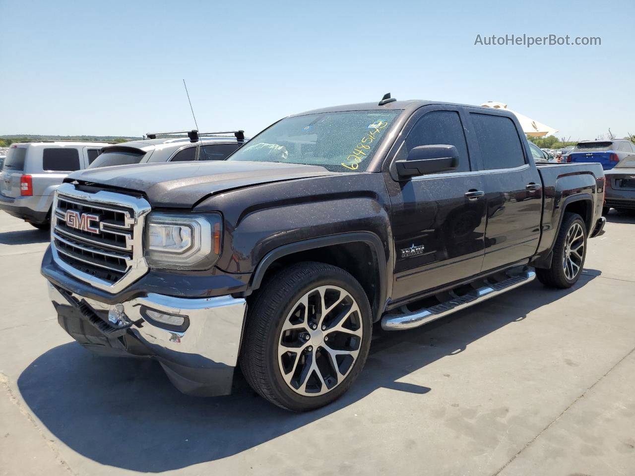 2016 Gmc Sierra C1500 Sle Черный vin: 3GTP1MECXGG218958