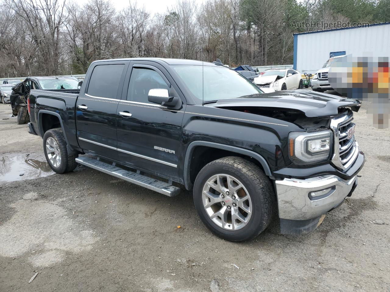 2016 Gmc Sierra C1500 Slt Черный vin: 3GTP1NEC0GG167167