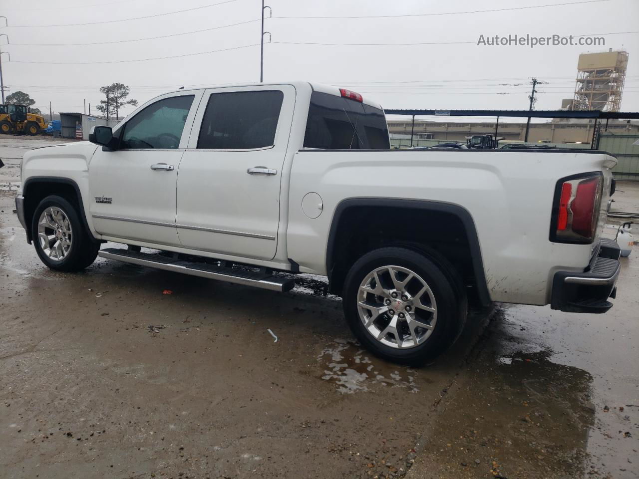 2016 Gmc Sierra C1500 Slt White vin: 3GTP1NEC3GG309477