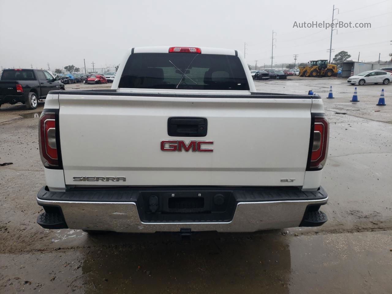 2016 Gmc Sierra C1500 Slt White vin: 3GTP1NEC3GG309477