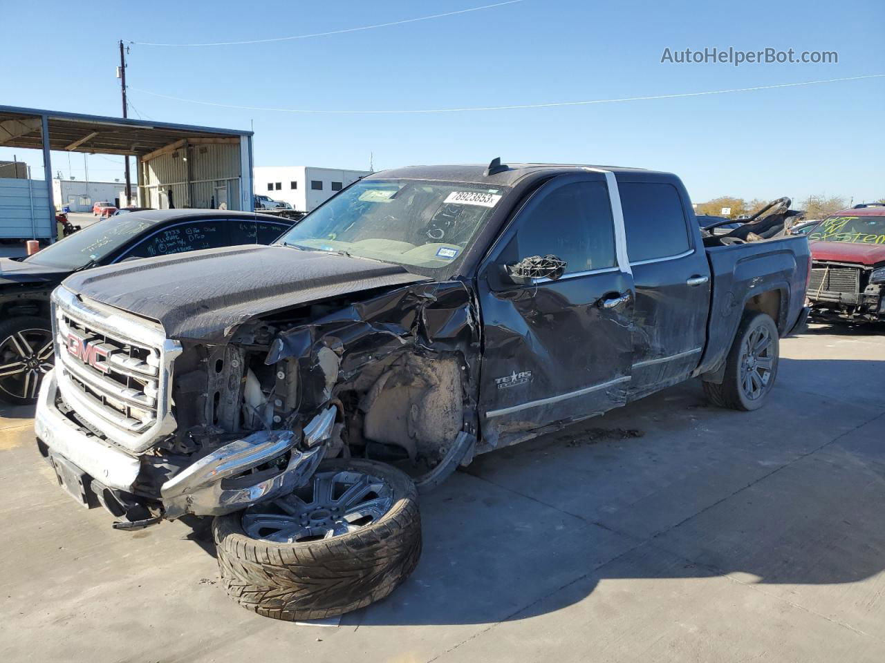 2016 Gmc Sierra C1500 Slt Black vin: 3GTP1NEC3GG316820