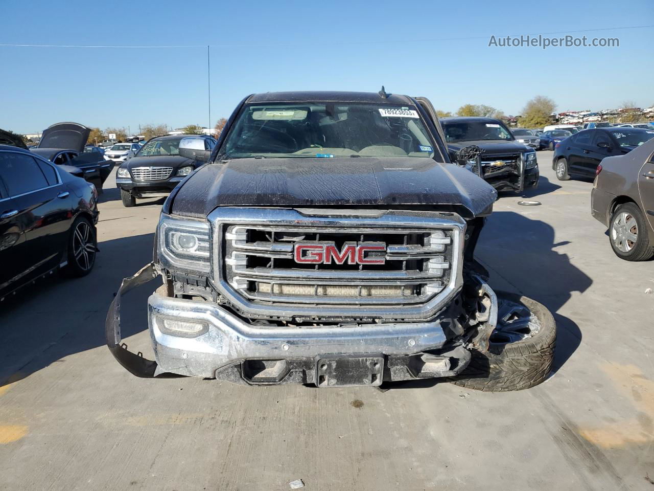 2016 Gmc Sierra C1500 Slt Черный vin: 3GTP1NEC3GG316820