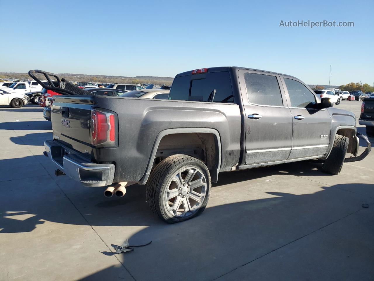 2016 Gmc Sierra C1500 Slt Черный vin: 3GTP1NEC3GG316820