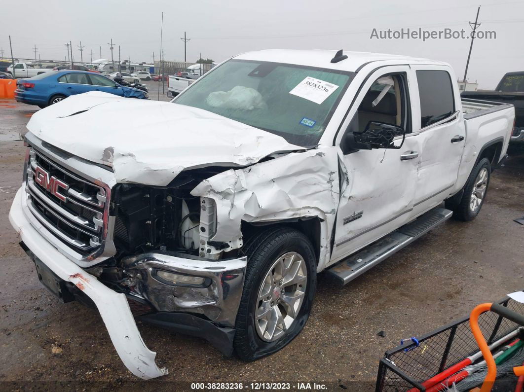 2016 Gmc Sierra 1500 Slt Белый vin: 3GTP1NEC3GG321709