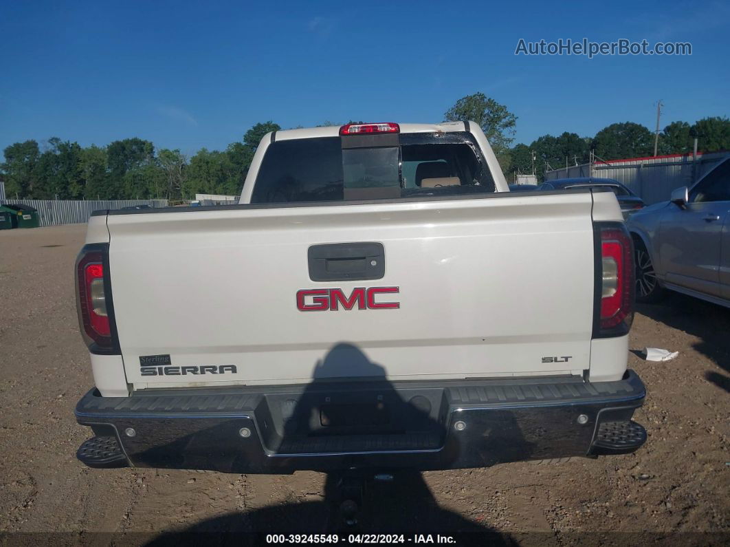 2016 Gmc Sierra 1500 Slt White vin: 3GTP1NEC4GG351611