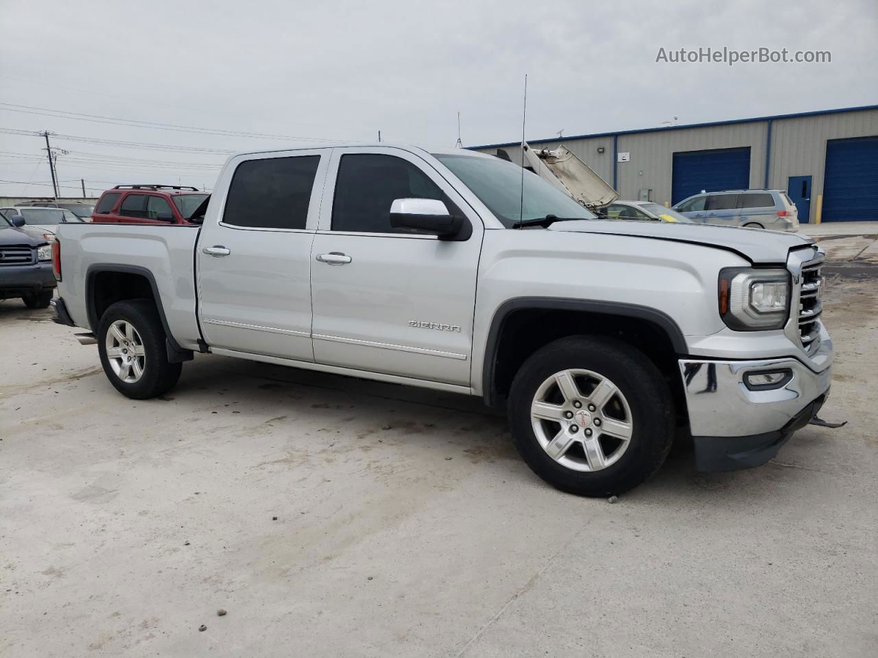 2016 Gmc Sierra C1500 Slt Silver vin: 3GTP1NEC4GG360194