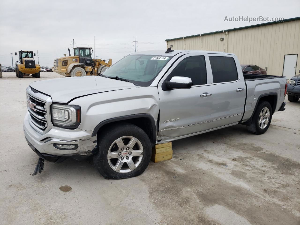 2016 Gmc Sierra C1500 Slt Silver vin: 3GTP1NEC4GG360194