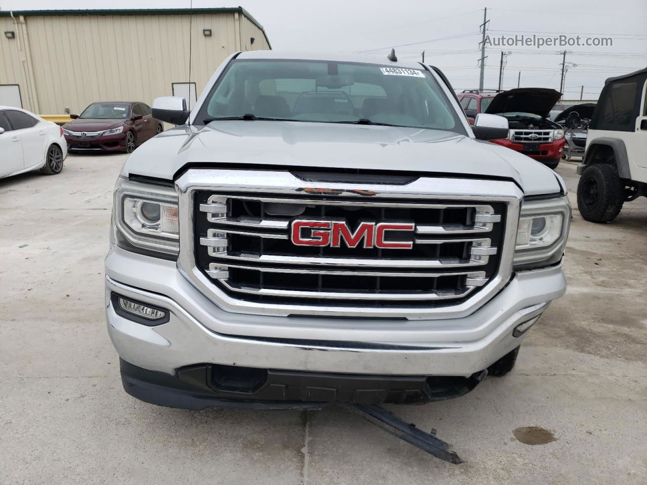 2016 Gmc Sierra C1500 Slt Silver vin: 3GTP1NEC4GG360194