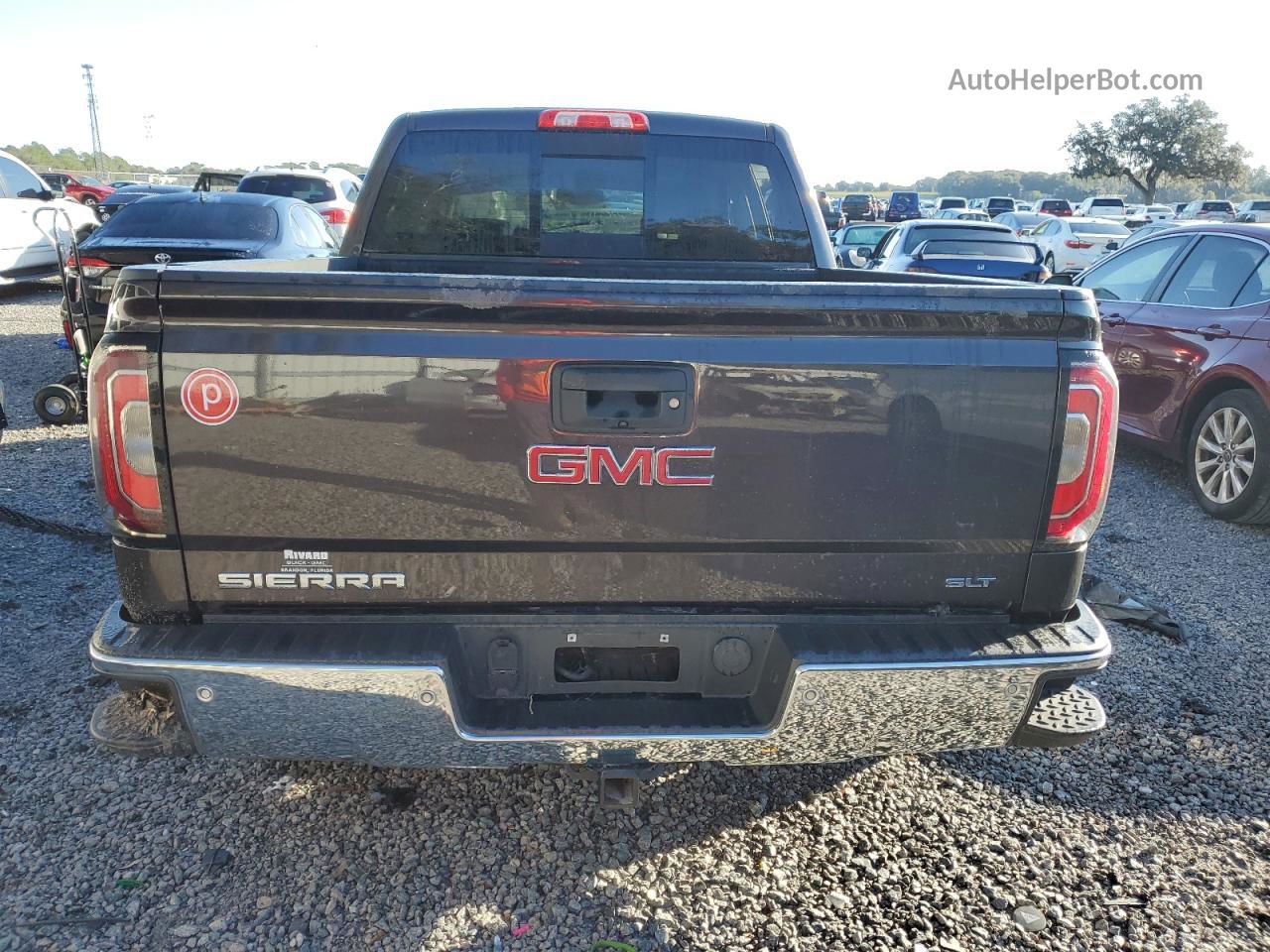 2016 Gmc Sierra C1500 Slt Black vin: 3GTP1NEC5GG267314