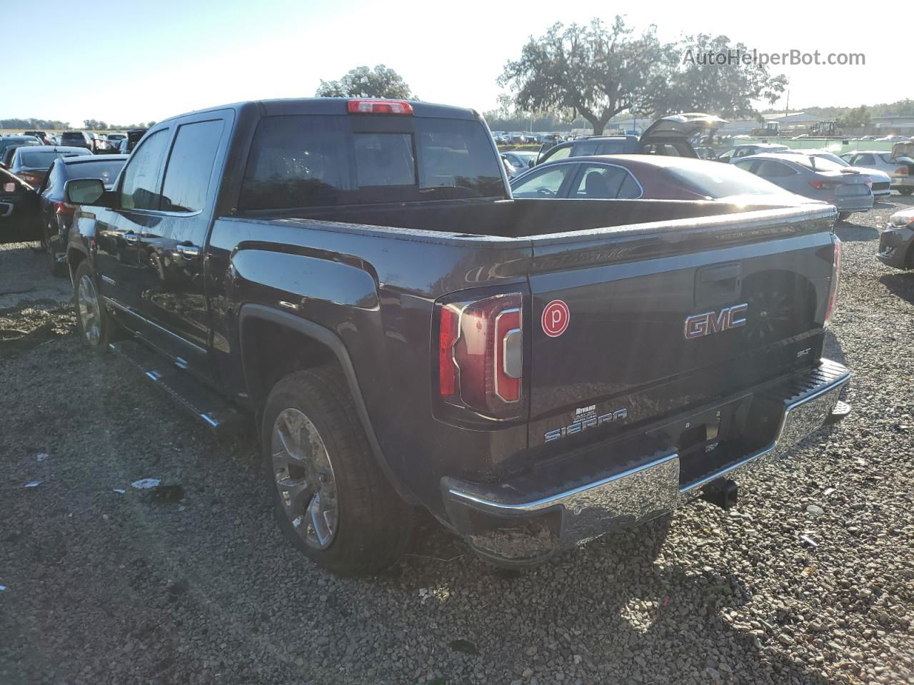 2016 Gmc Sierra C1500 Slt Черный vin: 3GTP1NEC5GG267314