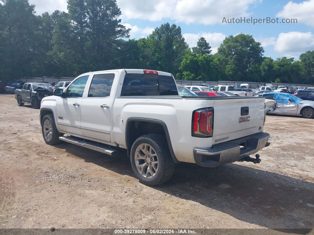 2016 Gmc Sierra 1500 Slt White vin: 3GTP1NEC6GG257021