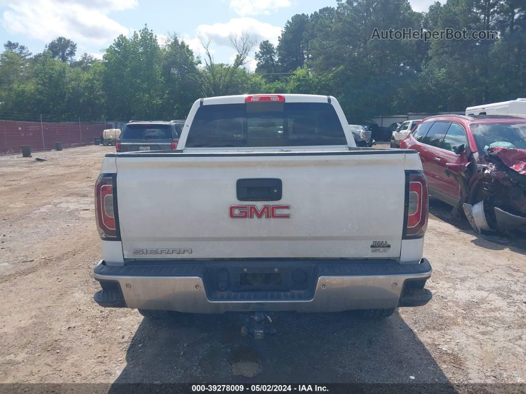 2016 Gmc Sierra 1500 Slt White vin: 3GTP1NEC6GG257021