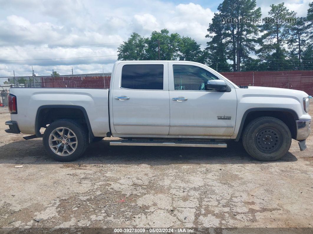 2016 Gmc Sierra 1500 Slt White vin: 3GTP1NEC6GG257021