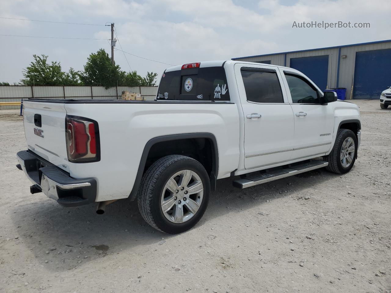 2016 Gmc Sierra C1500 Slt White vin: 3GTP1NEC8GG262978