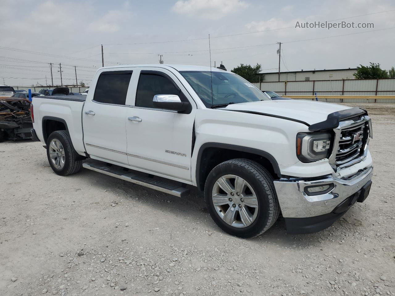 2016 Gmc Sierra C1500 Slt Белый vin: 3GTP1NEC8GG262978