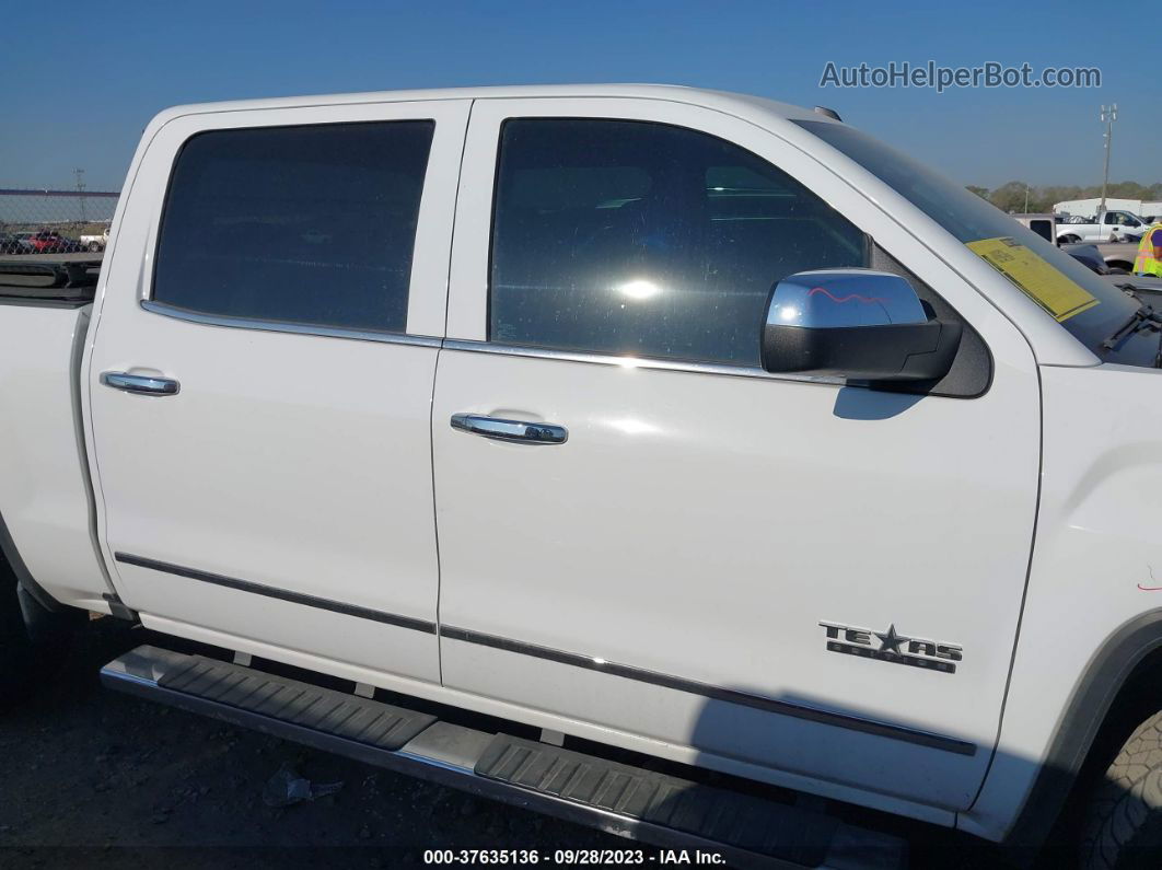 2016 Gmc Sierra 1500 Slt White vin: 3GTP1NEC9GG280776