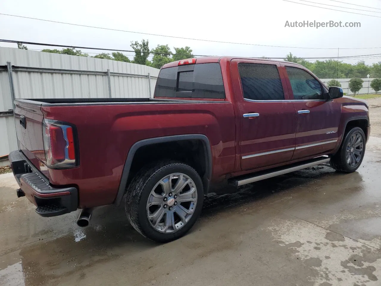 2016 Gmc Sierra C1500 Denali Red vin: 3GTP1PEJ9GG208342