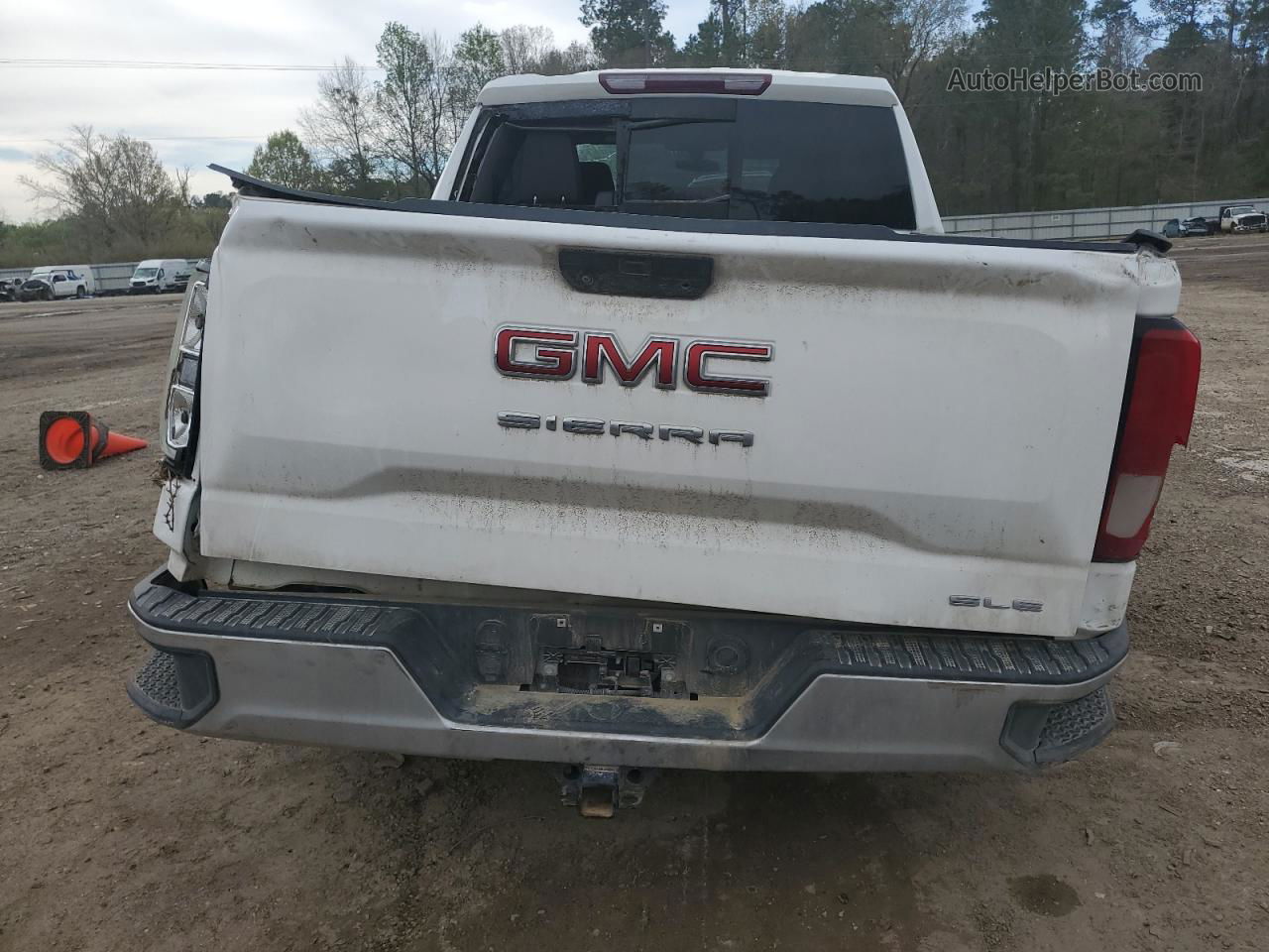 2020 Gmc Sierra C1500 Sle White vin: 3GTP8BED4LG219686