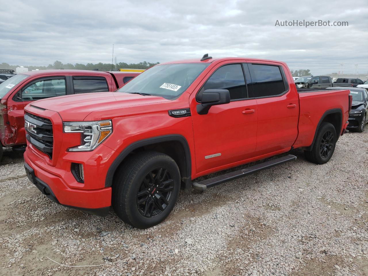 2020 Gmc Sierra C1500 Elevation Red vin: 3GTP8CED1LG343453