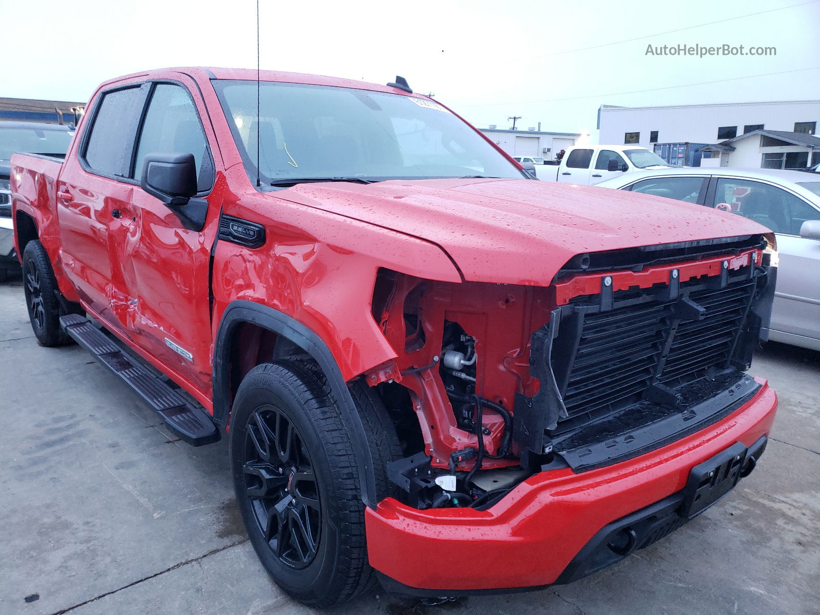 2021 Gmc Sierra C1500 Elevation Red vin: 3GTP8CED5MG229957