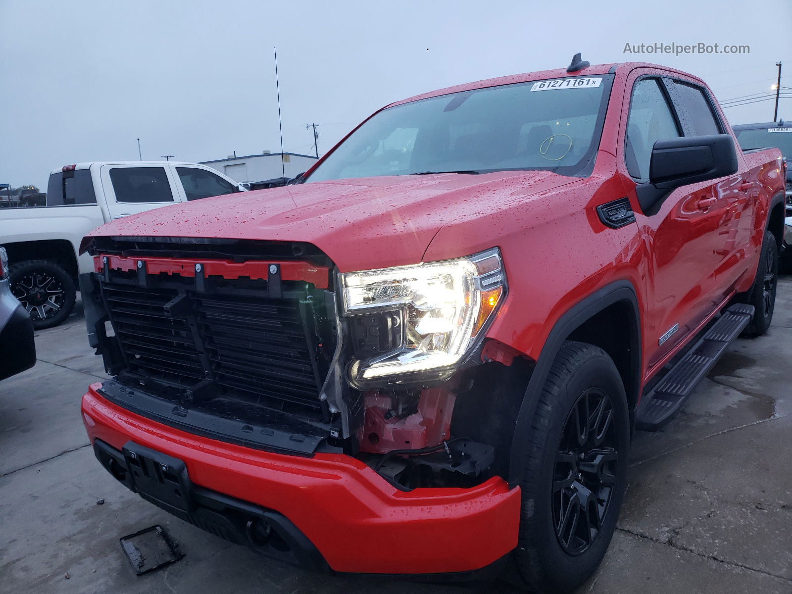 2021 Gmc Sierra C1500 Elevation Red vin: 3GTP8CED5MG229957