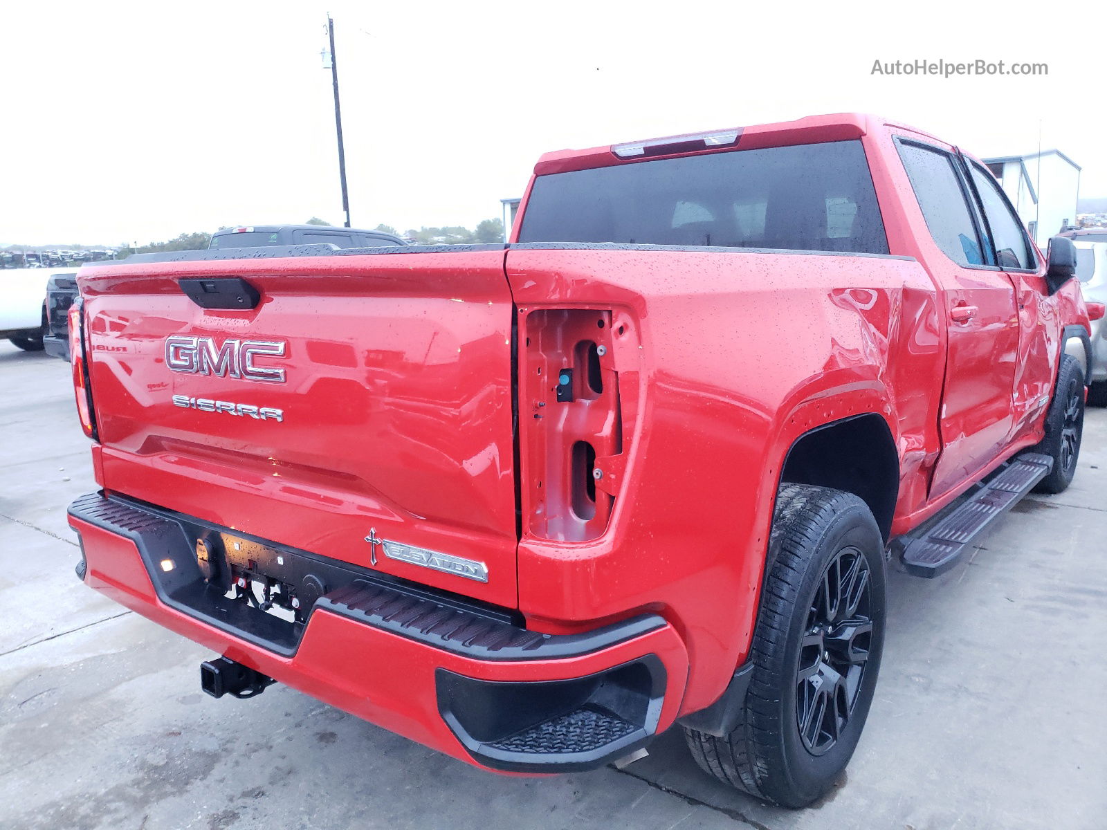 2021 Gmc Sierra C1500 Elevation Red vin: 3GTP8CED5MG229957