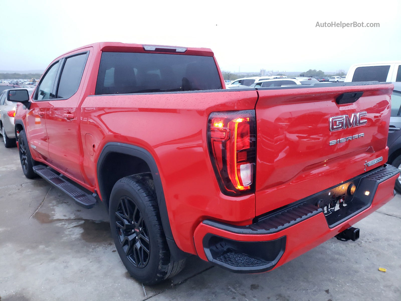 2021 Gmc Sierra C1500 Elevation Красный vin: 3GTP8CED5MG229957